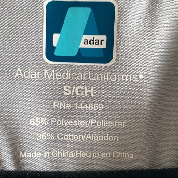 ADAR UNIFORMS Women’s Gray Medical Scrub Top Size M - Picture 4 of 7